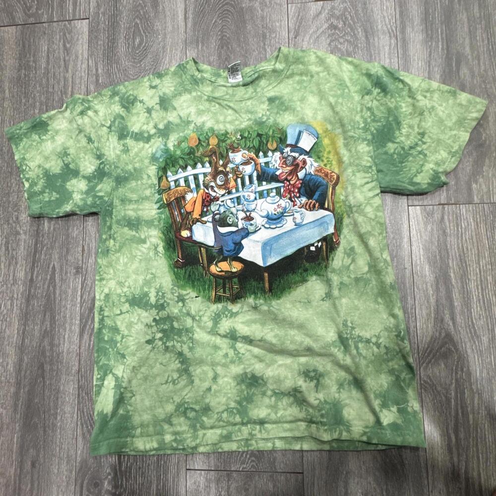 Alice in Wonderland Tea Party tie dye shirt - Alice in Wonderland - Medium
